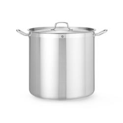 Casserole haute - avec couvercle, HENDI, Profi Line, 70L, ø450x(H)450mm - inox 832929_0