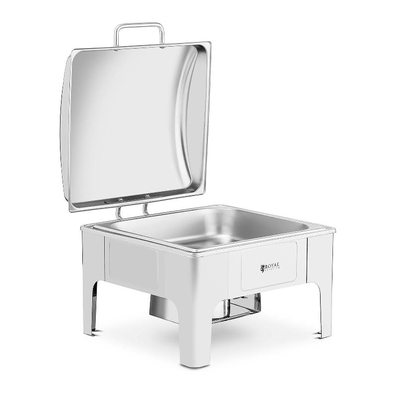 Chafing dish GN 2/3 professionnel - inox, 5,3 litres, poignée Cool Touch, récipient GN amovible 14_0004240_0