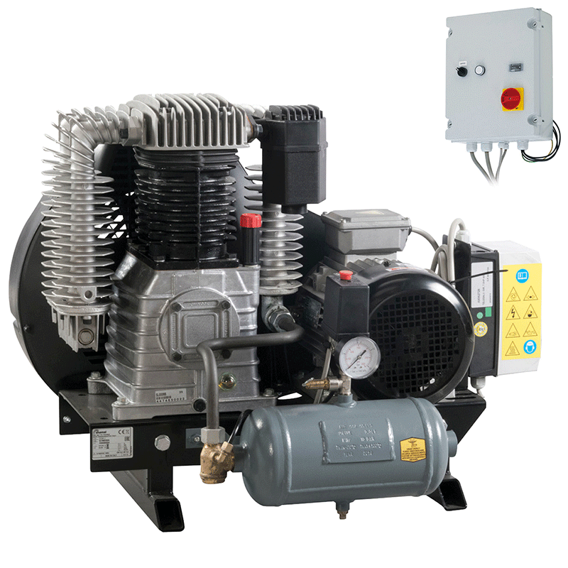 Compresseur d'air à piston triphasé - 7.5 CV - K50/BF10 SD - Volume 65 m³/h - Référence 11574696_0