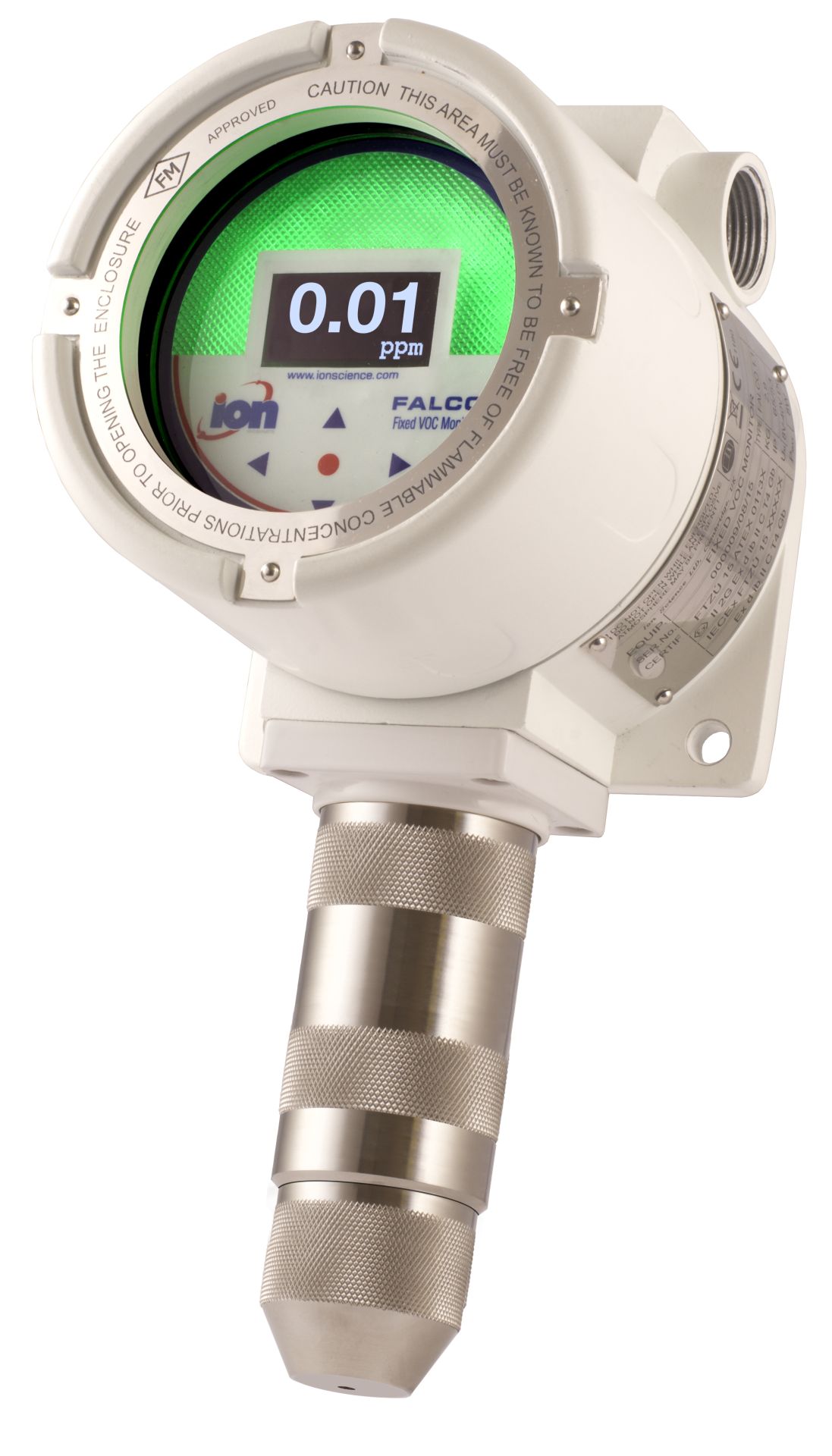 Détecteur de COV fixe modèle TAC avec pompe - écran multicolore à LED - interface intuitive_1