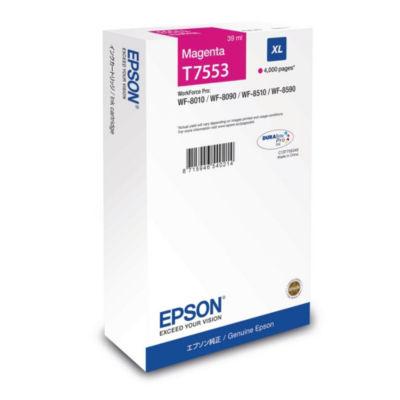 Epson T7553 Cartouche d'encre originale grande capacité (C13T755340) - Magenta_0