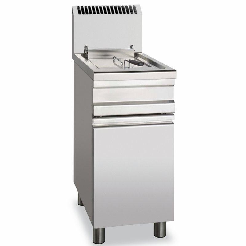 Friteuse gaz MBM - tout inox avec coffre et brûleurs haute puissance_0