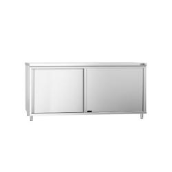 GGM Gastro Meuble bas inox central P 600 mm avec portes - 4063326064336_0