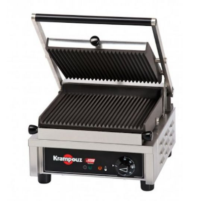 Grill panini professionnel Krampouz Small - Plaques rainurées - Technologie Pack Resistance et Easy Clean_0
