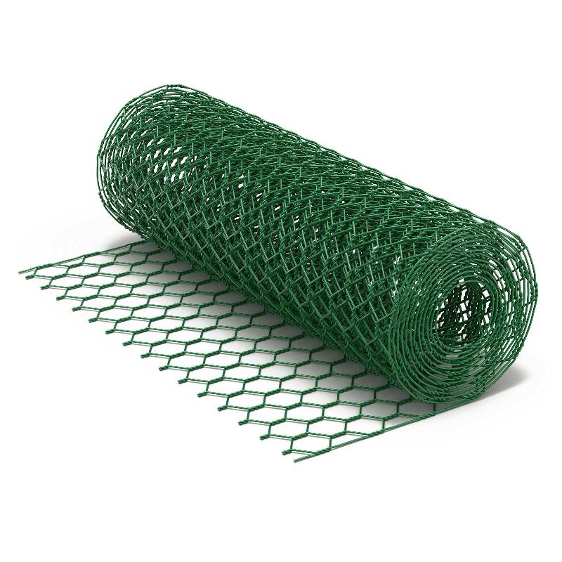 GRILLAGE FIL DE VOLIÈRE EN VERT AVEC MAILLE DE 25 X 25MM ROULEAU 120 CM X 10 M 16_0001849_0