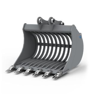 GSQ60-1000AS - Godet squelette Uniter 45 pour minipelle 4-5T - Largeur 1000 mm - Type ESCO_0
