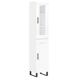 Helloshop26 - Buffet bahut commode armoire meuble de rangement organisateur cuisine salle de séjour salon haut 34,5 x 34 x 180 cm 02_0032433 - 300021_0