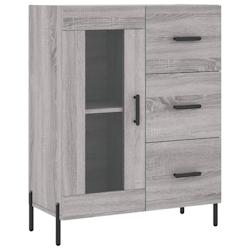 Helloshop26 - Buffet bahut commode armoire meuble de rangement organisateur cuisine salle de séjour salon sonoma 69,5 x 34 x 90 cm 02_0036461 - 30002_0