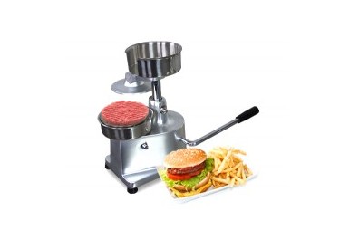Machine à hamburger 100 mm - acier inox - normes CE - dimensions compactes_0