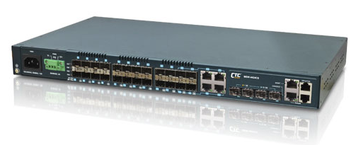 Msw-4424cs - Commutateur Ethernet 20x GbE, SFP Combo 4x GbE - 4x 10GE L2, avec architecture à double taux et conformité MEF_0