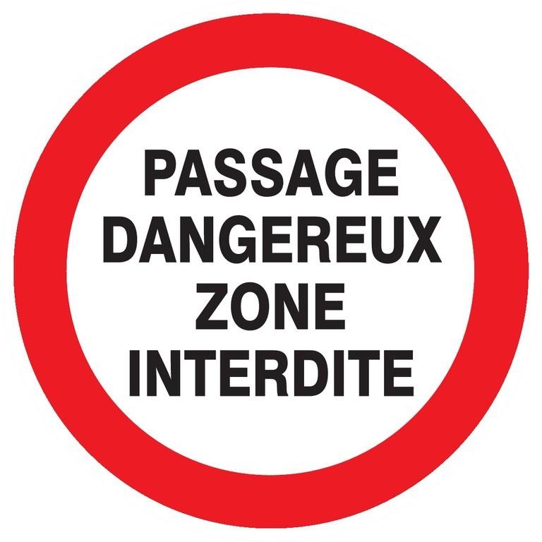 Panneaux adhésifs ronds 80 mm interdictions obligations - ADPNR-TL02/DPZI_0