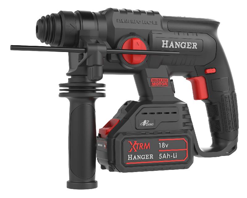 Perforateur sds-plus 18v hx18-22x5 + 2 batteries 5ah + chargeur + hangbox - HANGER - 401201 - 857798_0