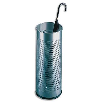 PORTE-PARAPLUIE EN TÔLE PERFOREE - COLORIS GRIS METAL