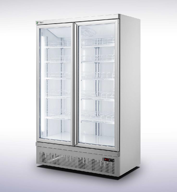 Réfrigérateur pro 2 portes en verre vitrine murale - 7455.2200_0