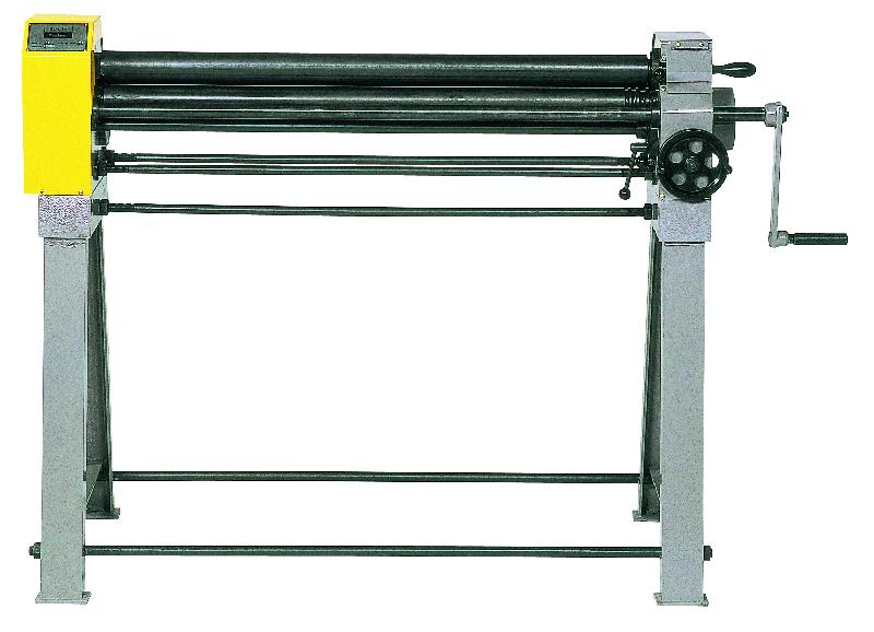 Rouleuse de tôle manuelle 3 rouleaux asymetriques avec une capacité de capacité de roulage 1020 x 1,5 mm en acier doux  -  rm 1.020-1,5_0