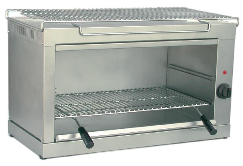 Salamandre électrique fermée - grille 600 x 300 mm - 2 niveaux - S33 - professionnelle avec résistances blindées_0