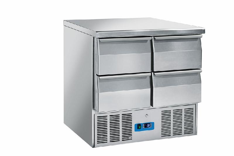 Table de préparation réfrigérée avec 4 tiroirs, +0°/+8°c - TKTN95C4_0