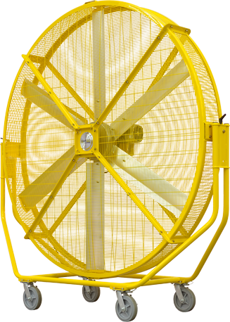 Ventilateur vertical mobile AirGo - robuste, silencieux, préassemblé et performant pour zones étendues_0