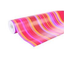 ALLIANCE 60G, RL 50X0,70M RAYURES ROUGE/OR/ROSE - ROUGE/ORANGE