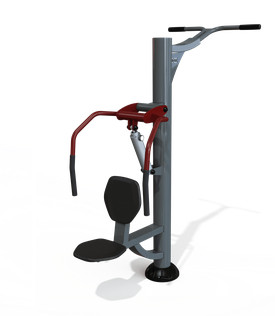 Appareil de fitness de plein air - Duo traction bras pec-press assis « R » RM0321 - Dimensions 153x86x195 cm_0