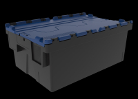 Bac navette 600 x 400 avec couvercle - Pro - bicolore_0