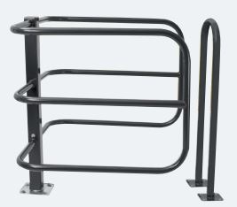 Barrière sélective tournante pour parcs publics - acier galvanisé ou peint - passage fauteuils roulants_0