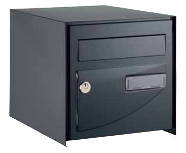 Boîtes aux lettres individuelles Decayeux Probat - porte emboutie, tôle électrozinguée, 3 versions disponibles_0