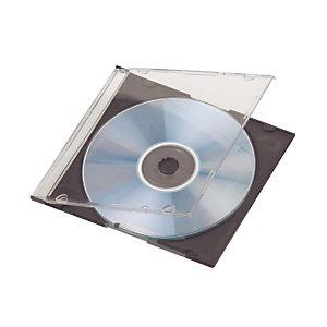 BOÎTIER POUR CD ET DVD NOIR