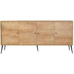 Buffet 4 portes en aggloméré Calvin Hanah Home - marron 8684283661961_0