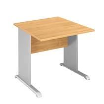 BUREAU DROIT L 80 CM, DÉCOR AULNE, PIÉTEMENT EN 