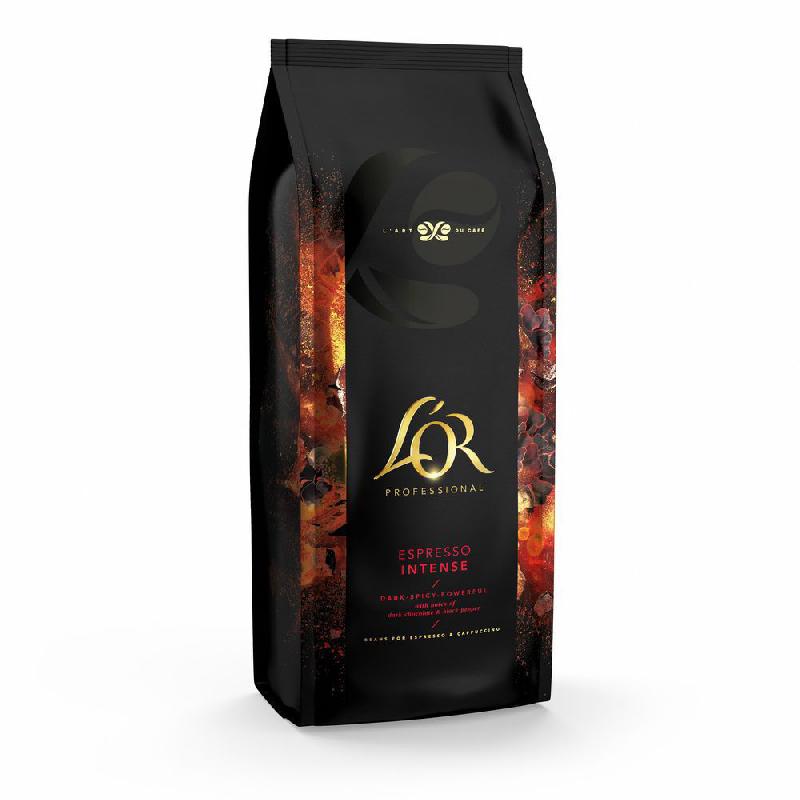 CAFE EN GRAINS ESPRESSO INTENSE L'OR - UTZ - PAQUET DE 1 KG