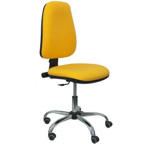 CHAISE SOCOVOS BASE CHROMÉ - JAUNE - PIQUERAS Y CRESPO