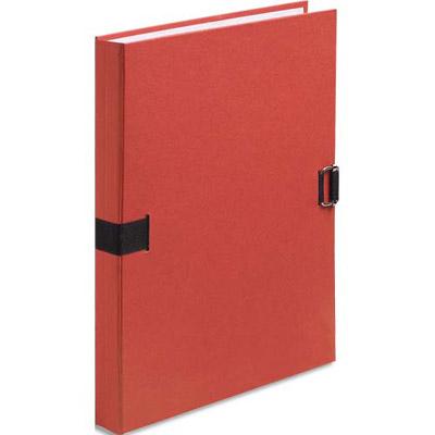 CHEMISE EXTENSIBLE EXACOMPTA EN FIBRES PAPIER 100% RECYCLEES - DOS 13 CM - FORMAT 24 X 32 CM - COLORIS ROUGE