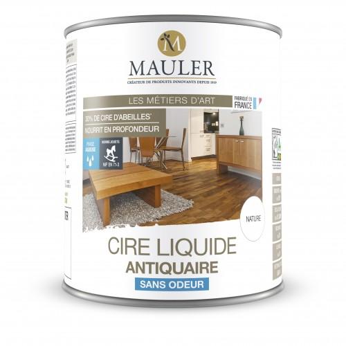 CIRE LIQUIDE PARQUET & MEUBLE TEINTE NATURE SANS ODEUR 5L MAULER