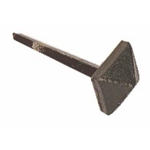 CLOUS FORGÉS TÊTE DIAMANT À POINTE - 20X20X12MM - BOÎTE DE 20 BRICOZOR