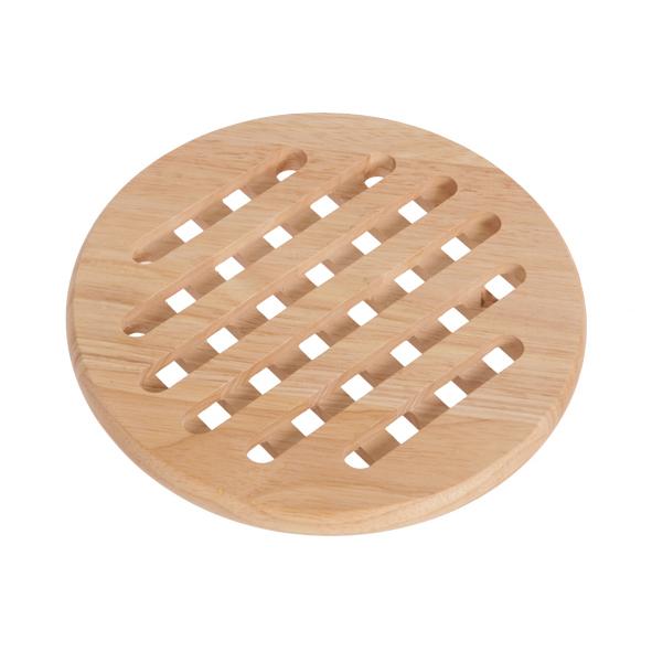 DESSOUS DE PLAT ROND EN BOIS 19,5CM X 1,5CM - COSY & TRENDY - BOIS