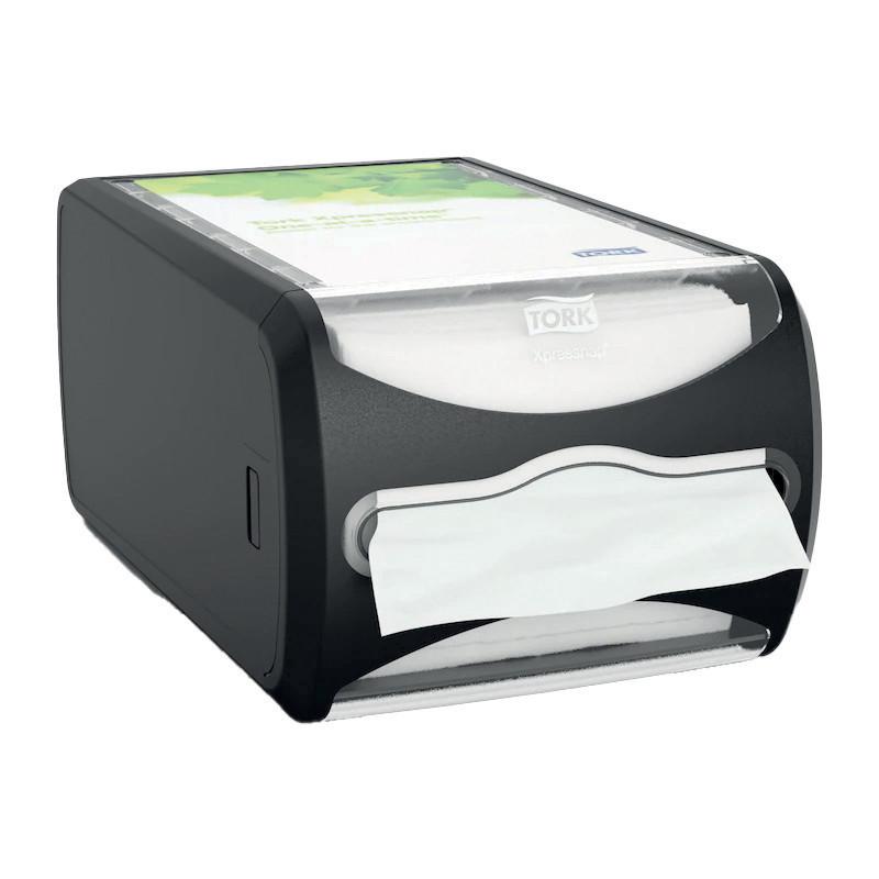 DISTRIBUTEUR DE SERVIETTES TORK XPRESSNAP® N4, MODÈLE COMPTOIR, COLORIS NOIR, 272511