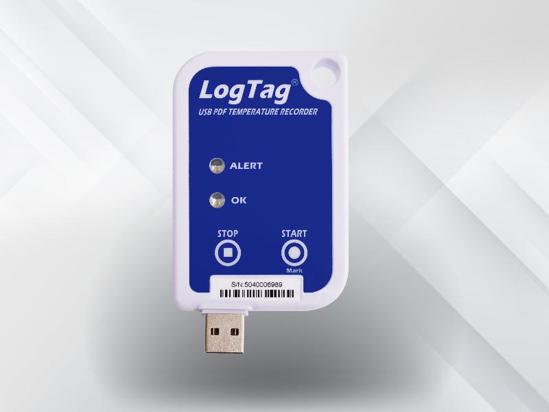 Enregistreur de température PDF multi-usages - LogTag UTRIX-16 - rapport PDF et fichier Excel automatiques, connecteur USB durable_0