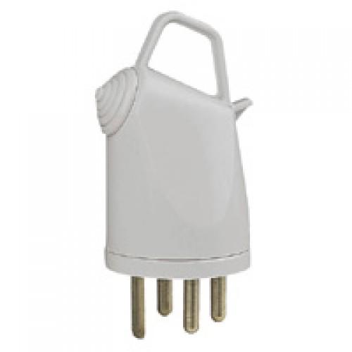 FICHE ÉLECTRIQUE PLEXO MÂLE 32A IP 44 3P+T À POIGNÉE 055855 LEGRAND