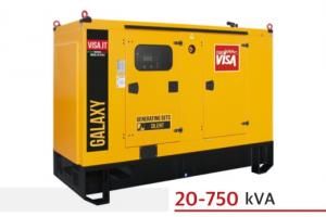 Galaxy GX - Groupes électrogènes industriels Visa (20-750 KVA) - modèle P30 GX à P600 GX_0