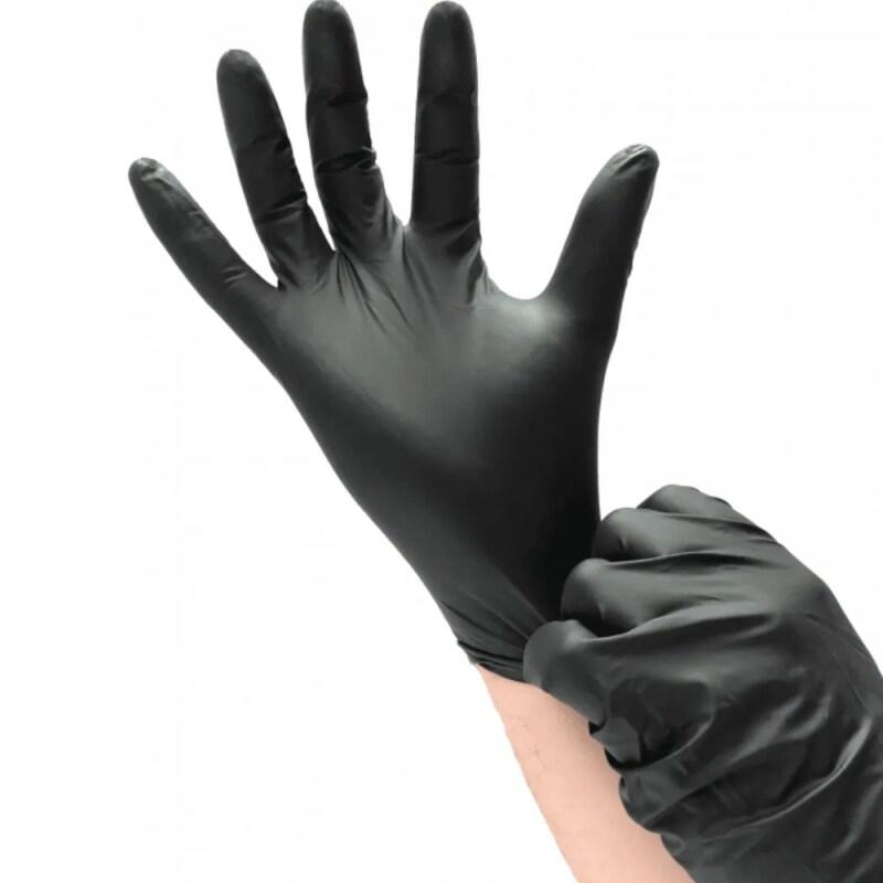 Gant taille M - Nitrile non poudré - Noir - x100 - FILFA FRANCE - noir 6978719512128_0