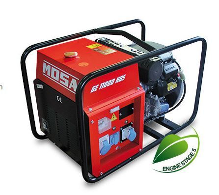 Groupe électrogène MOSA GE 11000 HBS - 10 kVA monophasé - moteur Honda essence - fréquence 50 Hz_0