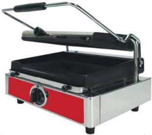 Grill panini - Plaques en fonte émaillée alimentaire - Thermostat réglable 50-250°C - Structure en acier inox Aisi 304_0