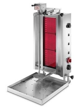 Gyros électriques avec vitre en céramique - résistances infrarouges et modèles 2 ou 3 résistances - CB_0