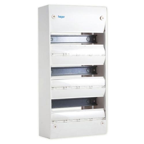 HAGER GAMMA+ 13 TABLEAU ÉLECTRIQUE NU 3 RANGÉES 13 MODULES - GD313A - HAGER