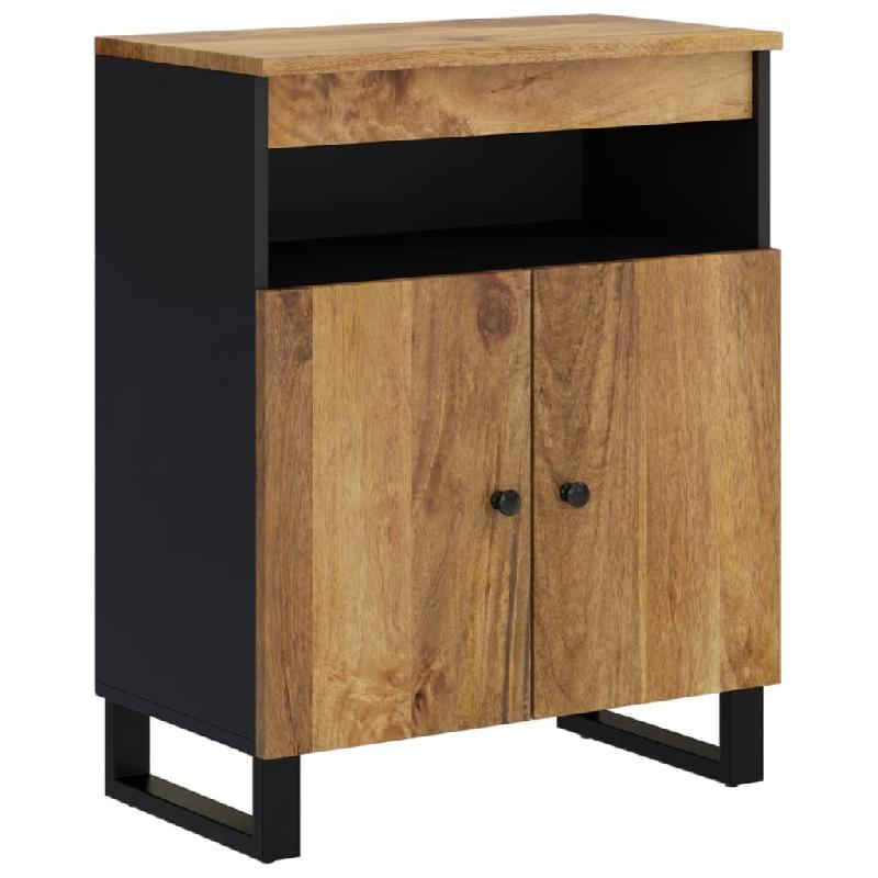 Helloshop26 - Buffet bahut commode armoire meuble de rangement organisateur cuisine salle de séjour salon avec 2 portes 60 x 33 x 75 02_0029729 - Boi_0