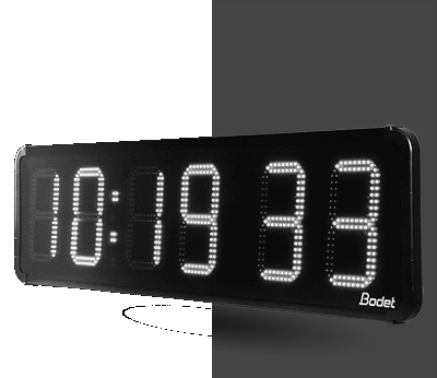 Horloge HMSLED 25, alimentation 230V, Independante ou Radio ALS, LED blanche - BODET_0