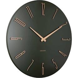 Horloge murale en métal Esmerado 60 cm vert Karlsson - vert 8714302770906_0