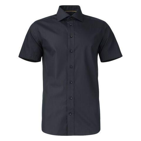 J.HARVEST & FROST YB50 TWILL S/S CHEMISE REGULAR FIT HOMMES NOIR - TAILLE XXXXXL