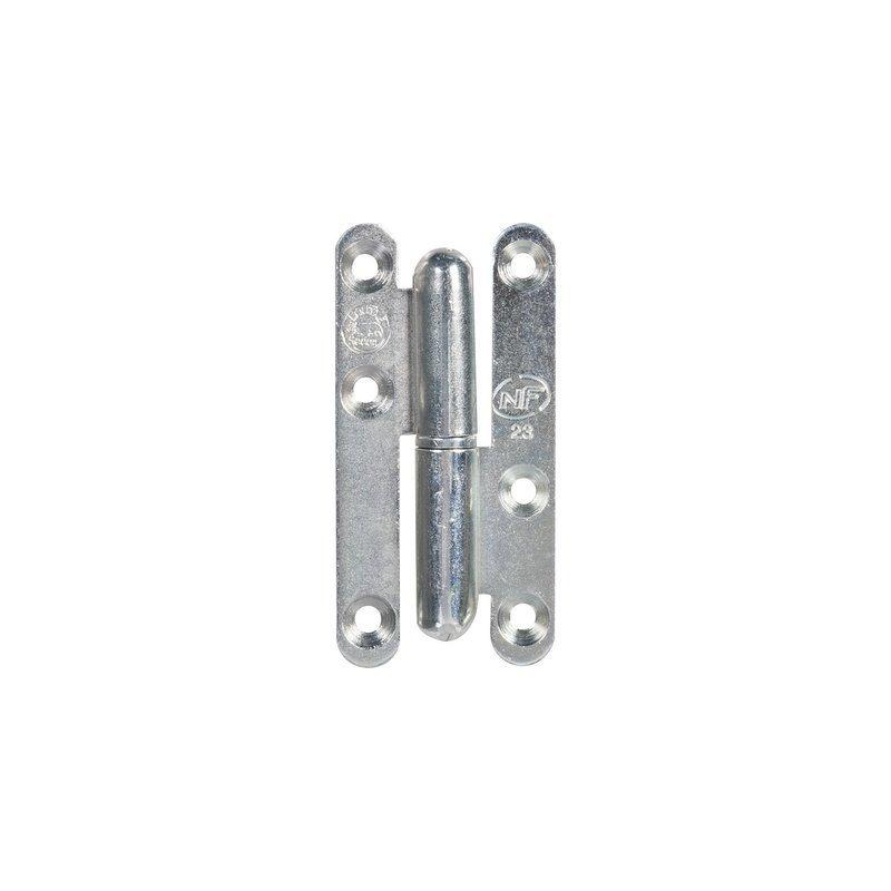 PAUMELLE GAUCHE BOIS LOUTRE SEDAN 160X60 MM BOUTS RONDS ZINGUÉ - JARDINIER MASSARD - J530910